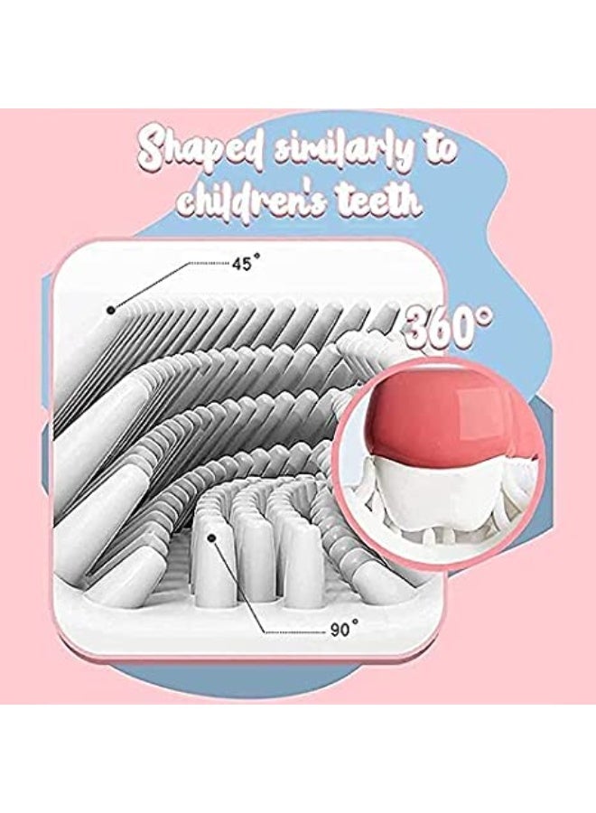 U-Shaped Manual Toothbrush for Kids – All-in-One Silicone Toothbrush with Soft Gum Massager – Gentle 360° Cleaning Toothbrush for Children, Ages 2+ - Image 2