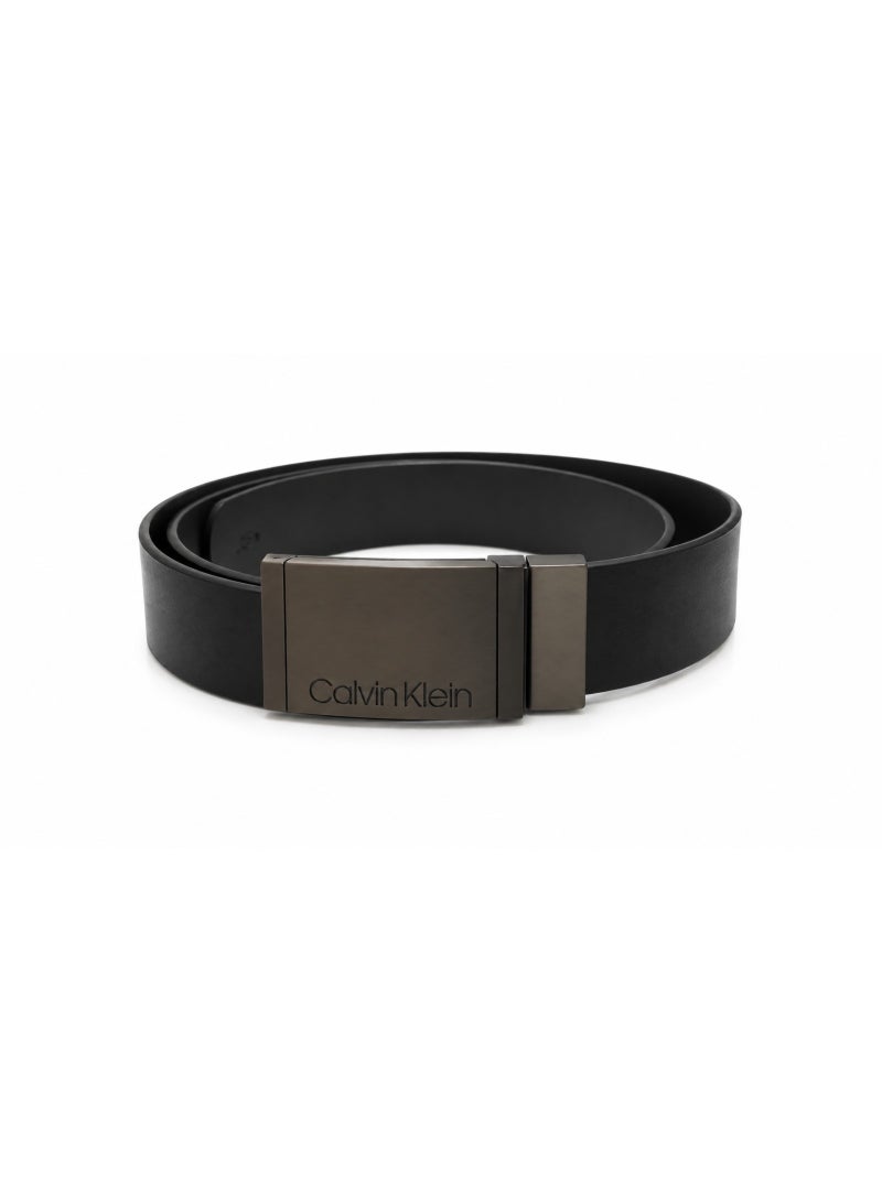 Calvin Klein Jeans Calvin Klein Men's Reversible Belt – Black & Brown Leather with Premium Gunmetal Buckle - Image 1