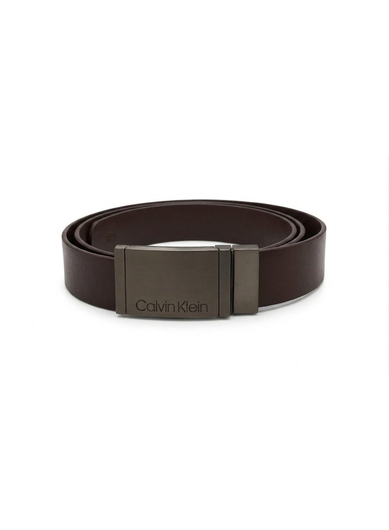 Calvin Klein Jeans Calvin Klein Men's Reversible Belt – Black & Brown Leather with Premium Gunmetal Buckle - Image 2