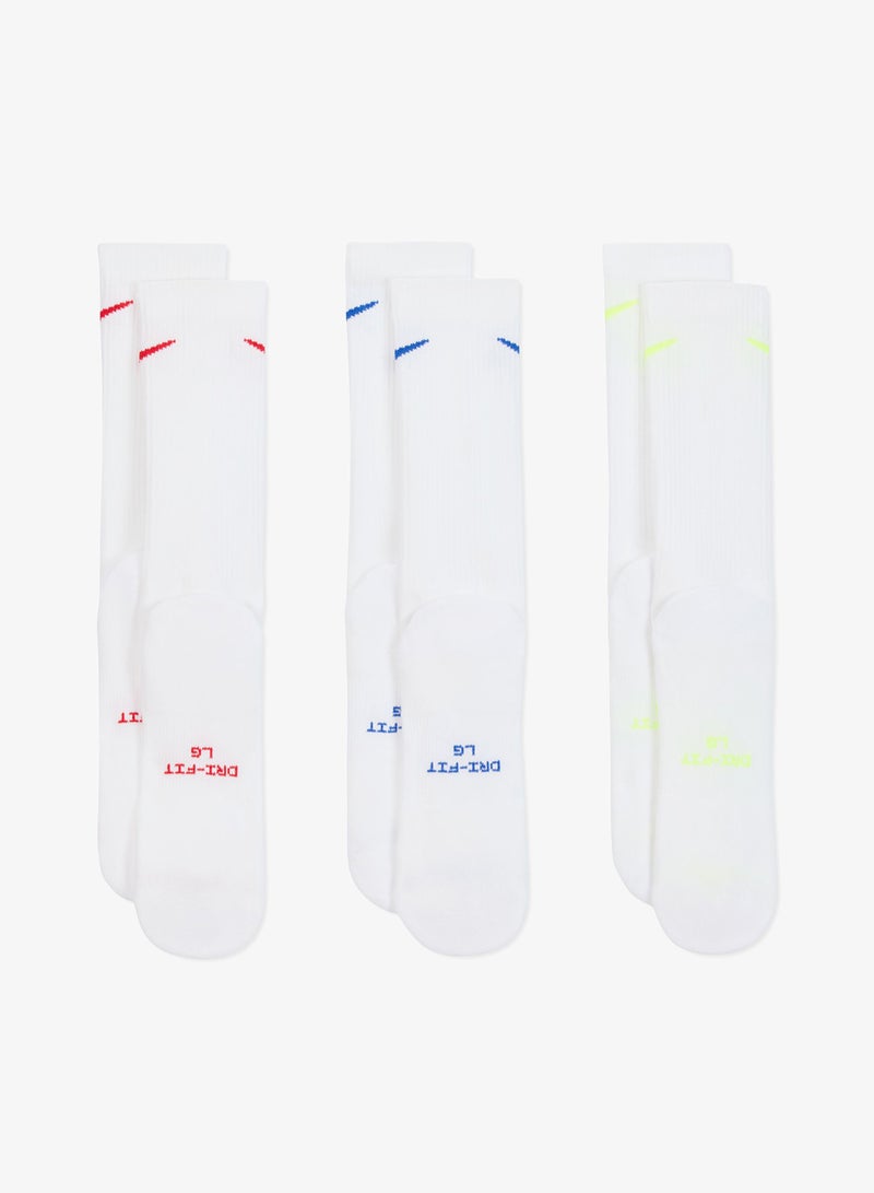 Nike 3-Pack Everyday Elevated Crew Socks - Image 2