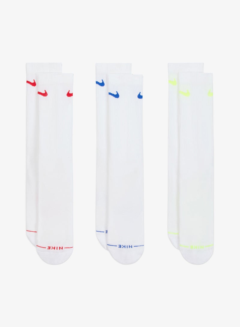 Nike 3-Pack Everyday Elevated Crew Socks - Image 1