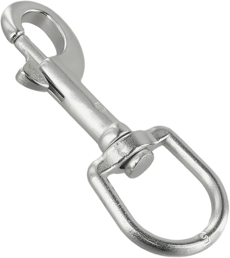 Stainless Steel Swivel Eye Bolt Snap Spring Hook 100mm Durable And Functional - Image 1