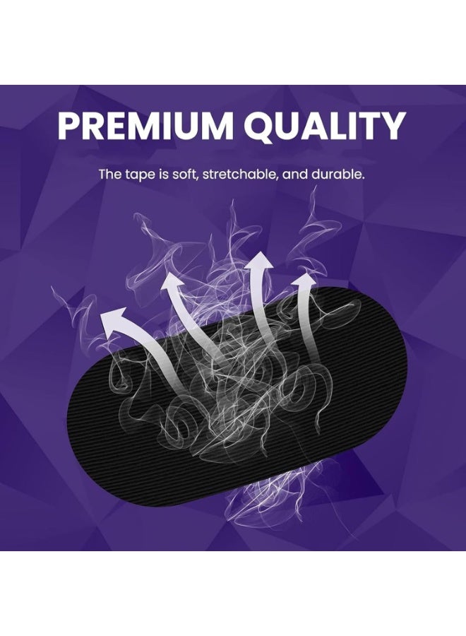 Arabayt Black 100 piece sleep patch, mouth sleep patch, designed specifically for lip contact, made of pure cotton material, anti snoring mouth patch, effectively relieves snoring and improves sleep quality - Image 3