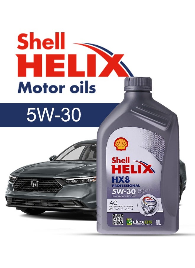 Shell Engine Oil – For HONDA Accord V6 3.5 2016 - 2012، 5 Liter،  5w30 Shell - 2012 2013 2014 2015 2016 