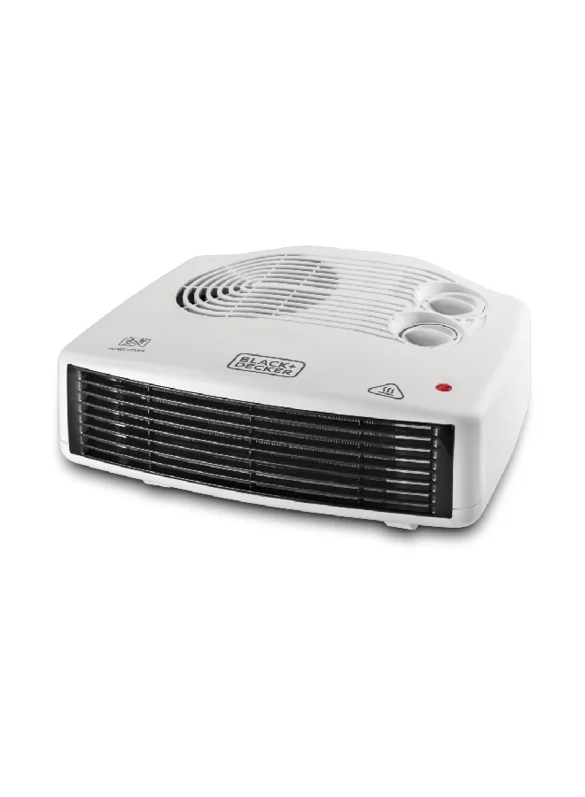BLACK+DECKER 2400W Horizontal Fan Heater White and Black 31.8 x 24.8 x 12 cm HX230T-B5