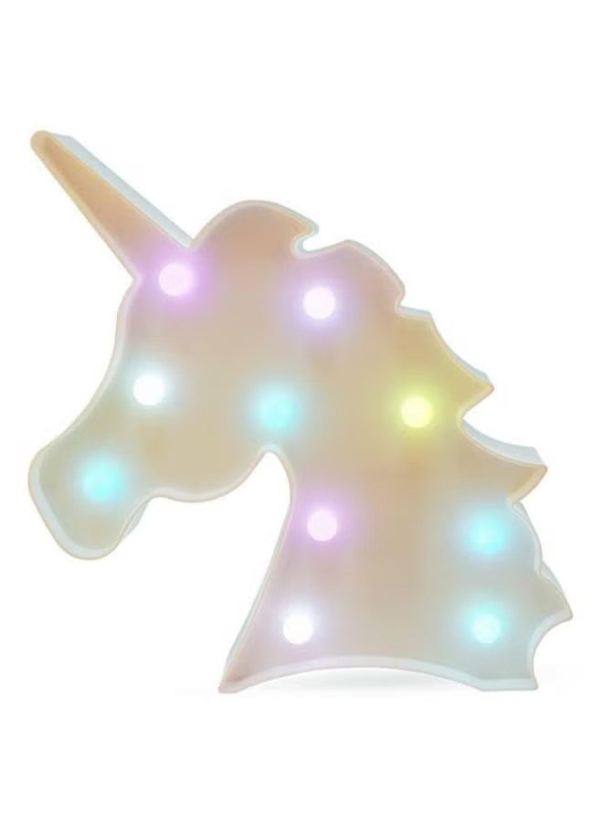 Goolsky Color Changing Unicorn LED Light , Decorative Unicorn Night Light, Marquee Signs Rainbow Unicorn Battery Operated for Boys Girls Bedroom Party Decoration Gift - Image 4