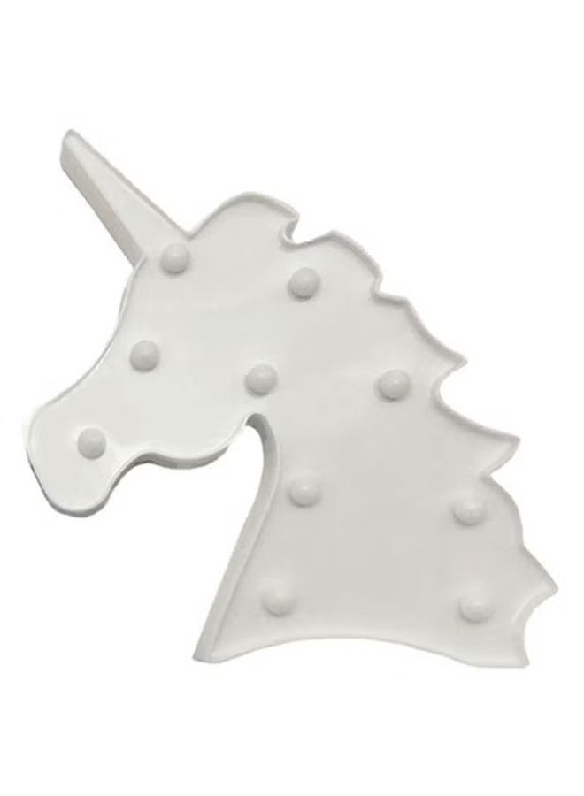 Goolsky Color Changing Unicorn LED Light , Decorative Unicorn Night Light, Marquee Signs Rainbow Unicorn Battery Operated for Boys Girls Bedroom Party Decoration Gift - Image 3