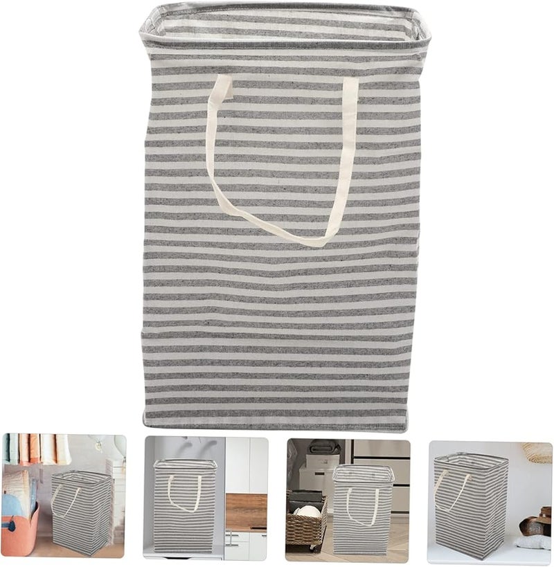 سلة غسيل كبيرة قابلة للطي حاوية تخزين الملابس المتسخة القابلة للطي منظم مقاوم للبلى - Image 3