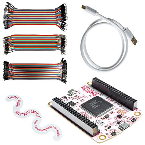 NooElec Great Scott Gadgets GreatFET One Bundle - Hi-Speed USB Peripheral, Logic Analyzer, Debugger and Development Board. Open Hardware. Includes GreatFET One, Wiggler, Cable & 120 Prototyping Wires - Image 1