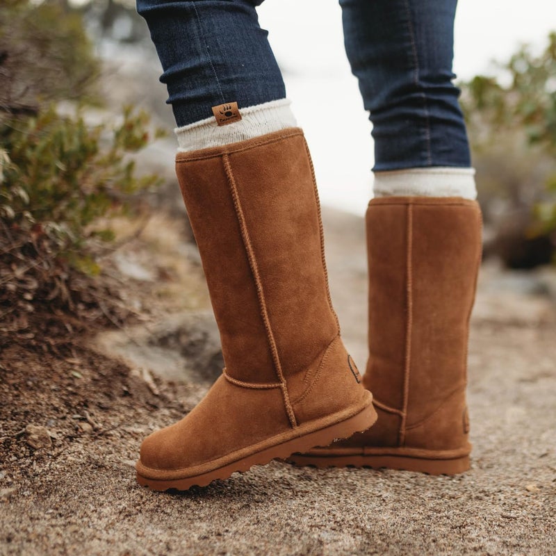 BEARPAW Women's Elle Tall Winter Boot, Hickory II - Image 2