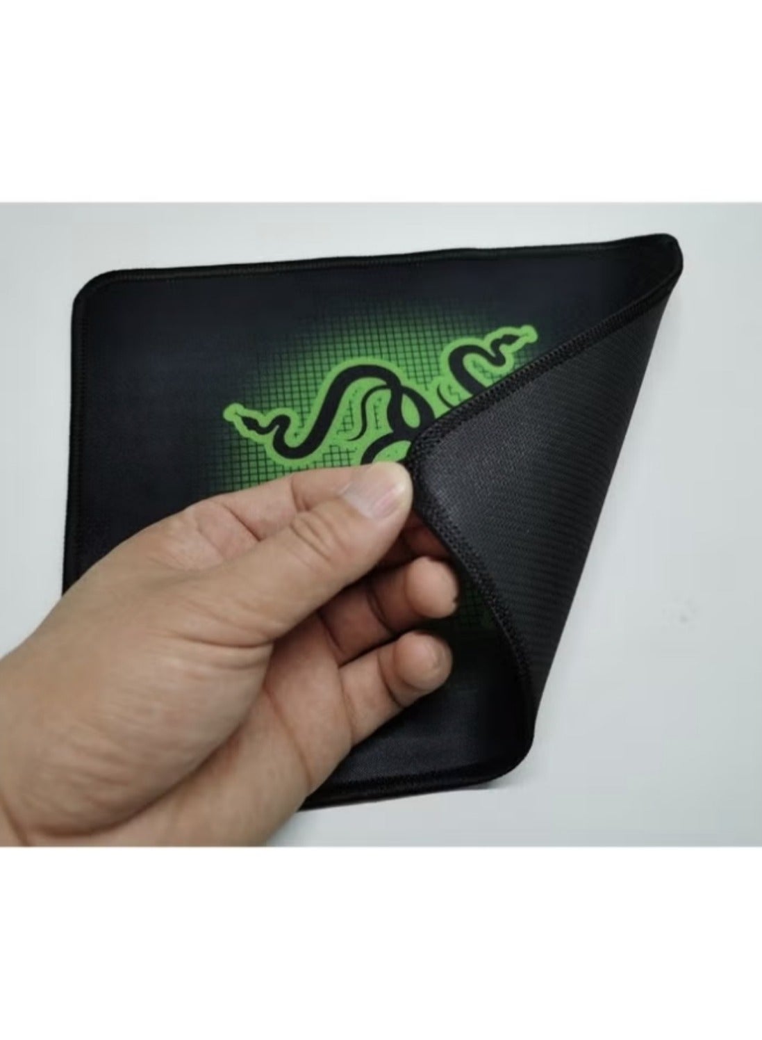 Gaming Mouse Pad Stitched Edges Textured With Anti-Slip Rubber Base, Easy Gliding, Spill-Resistant Surface, Durable Materials for Gamers or Office 210*250*2MM