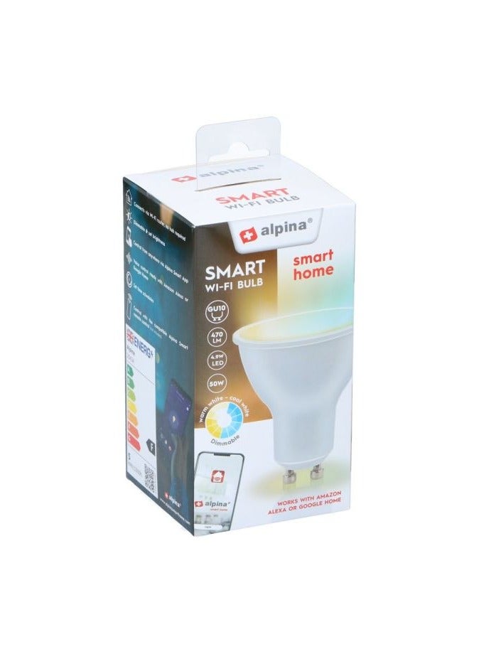 Alpina Smart bulb WW GU10 4.9W