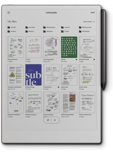 reMarkable Paper Pro Bundle Includes 11.8" reMarkable Paper Tablet and Marker Plus Pen with Eraser