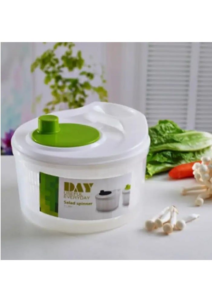 داي الة تجفيف الخضروات الدوارة الة تجفيف السلطة المنزلية، الة تجفيف يدوية للسلطة والخضروات، مجفف دوار - Image 1