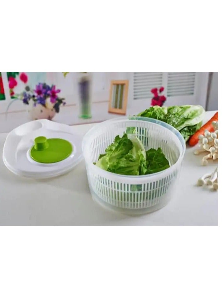 داي الة تجفيف الخضروات الدوارة الة تجفيف السلطة المنزلية، الة تجفيف يدوية للسلطة والخضروات، مجفف دوار - Image 2