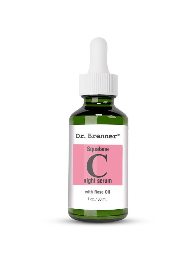 Dr Brenner Vitamin C Serum Tetrahexyldecyl Ascorbate Night Oil Treatment With Squalane and Pure Rose Oil for Firmer Glowing Skin by Dr Brenner 1 oz - Image 3