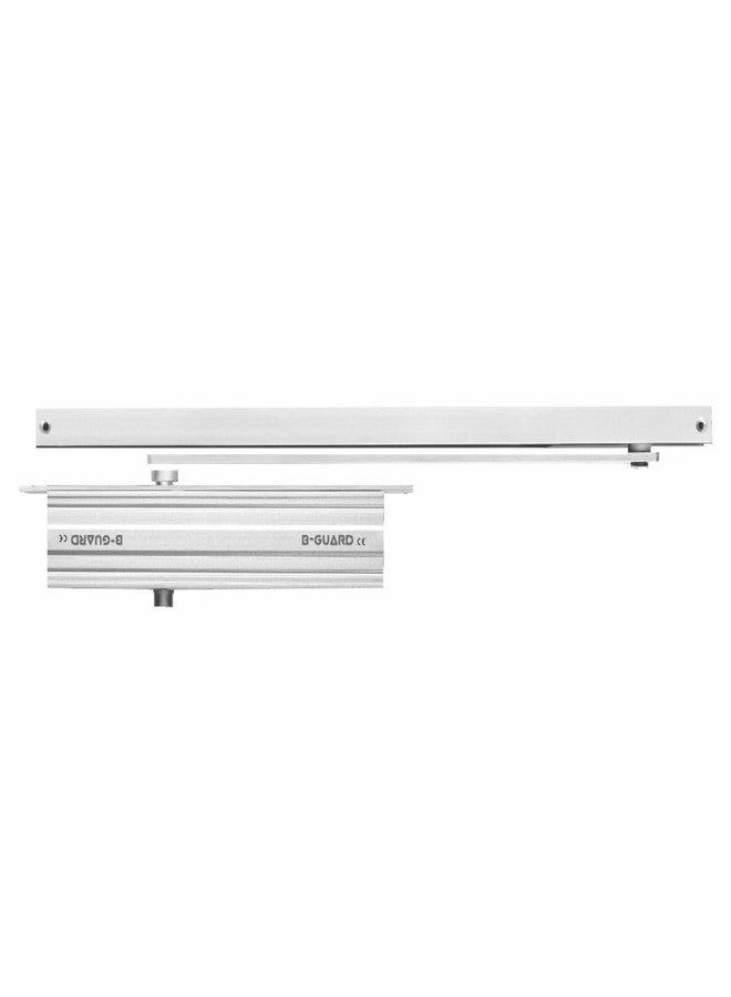 B-GUARD Concealed Automatic Door Closer with Double Speed for Heavy Door I Aluminium I Wooden & Metal Door Capacity 40 to 100Kg I Door Panel Upto 900mm 5 lakh Cycle Tested (BDC-80-Silver) - Image 1