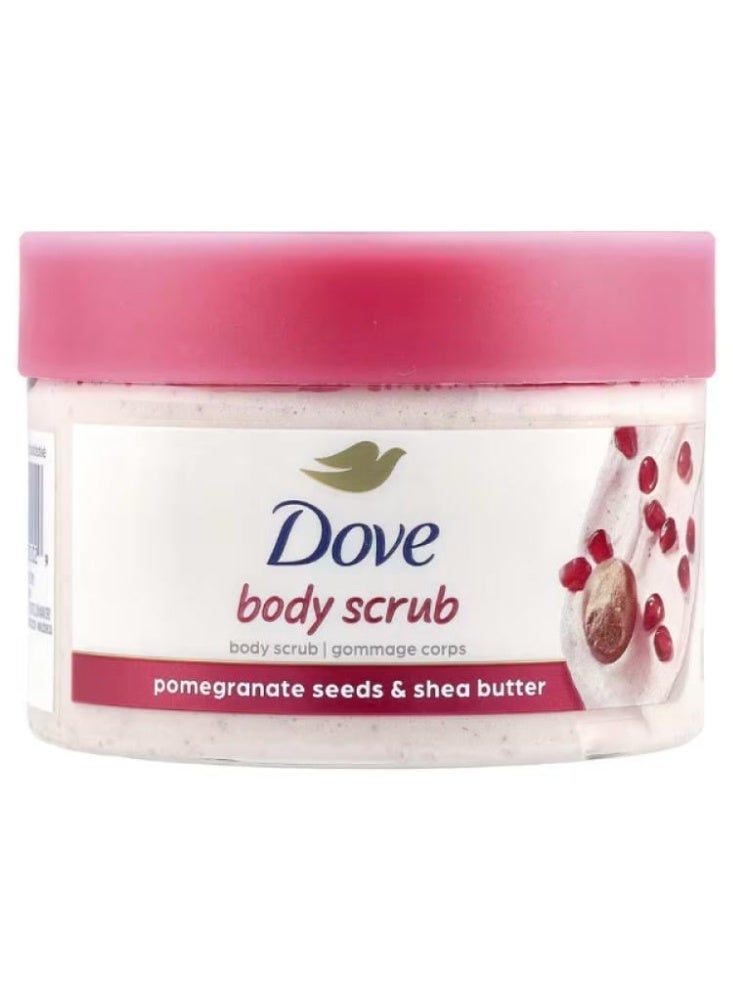 Dove Pomegranate Seed & Shea Butter Body Scrub - 298g