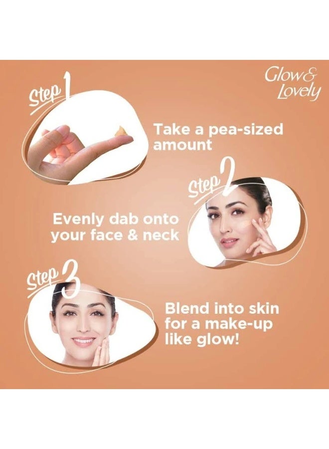 Fair & Lovely كريم فير آند لوفلي جلو آند لوفلي بي بي متعدد الفيتامينات مع الأساس | كريم أساس مات كامل التغطية + كريم تفتيح، 18 جرام - Image 4