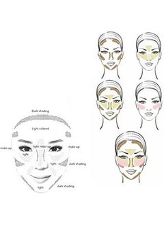 adbeni Contouring And Highlighting With Oval Brush (Set Of 2)  - Image 3