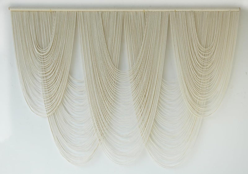 IOWER Macrame Wall Hanging Large Macrame Wall Decor Yarn Art 57" W x 41" L For Headboard Bedroom Living Room Craftsmanship Fiber Home Art - Image 5