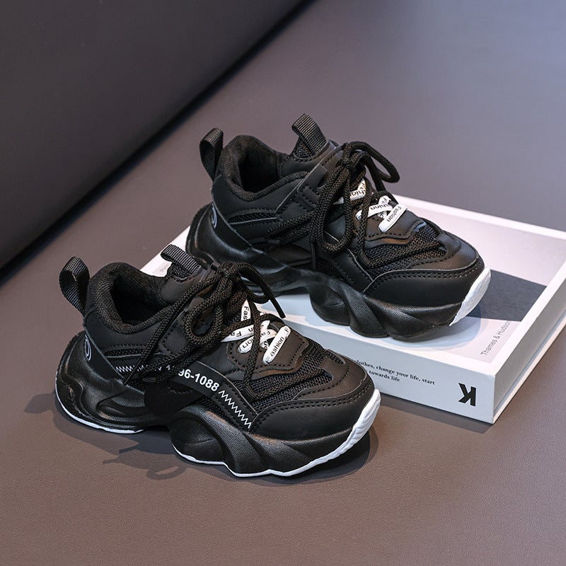 Brand Boys White Shoes Spring Men'S Sneaker Men'S Primary School Students Twist Shoes Boys Shoes - Image 4