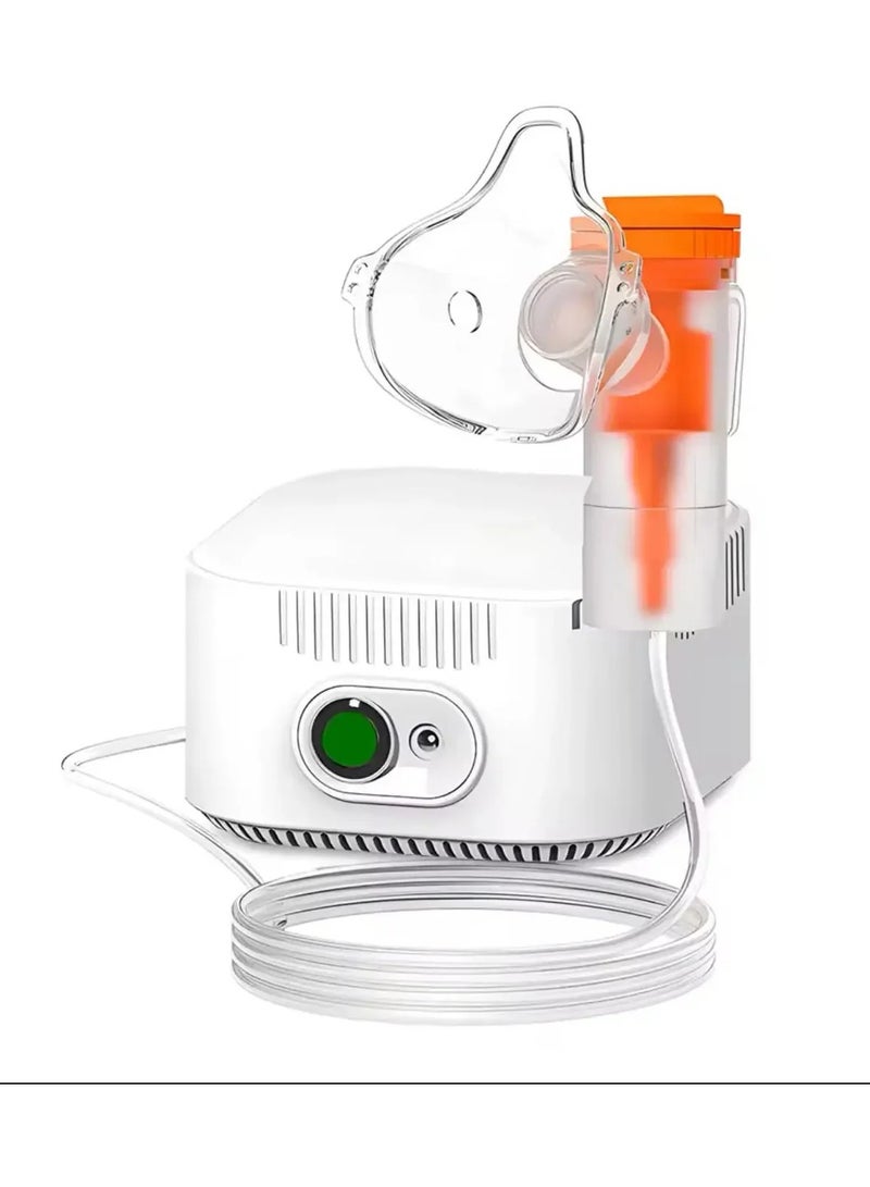 RUKYU Portable Medical Nebulizer Machine, Air Compression Atomizer with Filter, DC Power Supply, 6-8ML Capacity - Image 1