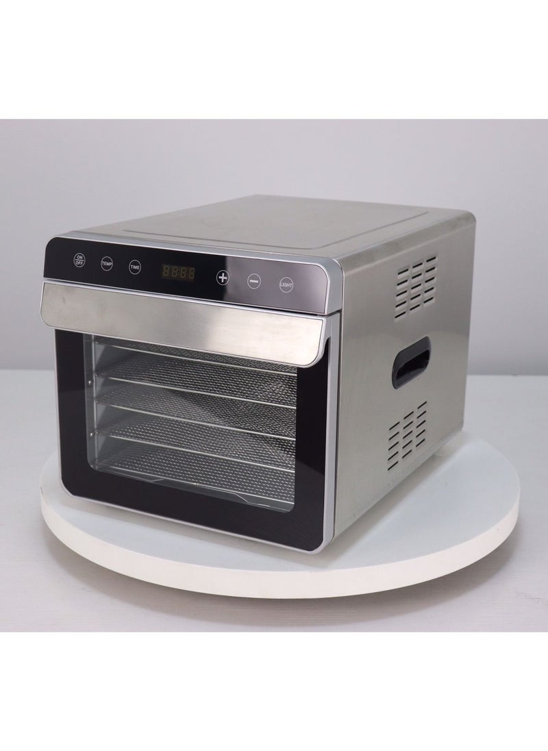 LETWOO LETWOO Food Dehydrator with 6 Trays LED Touch Control Design Adjustable Digital Temperature and Time Food Dryer Machine Meat Beef Fruit Vegetable  - Image 1
