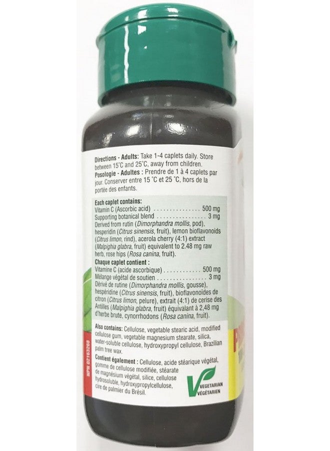 Jamieson Vitamin C, 500mg , Bonus Size 100+20 Caplets - Antioxidant Support - Image 2
