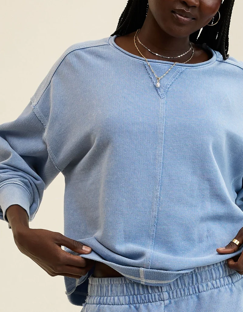Aerie  Aerie Vacay Crew Sweatshirt for Women | Best Price UAE