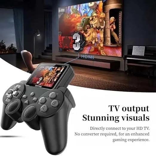 Smartcam® Retro Handheld Gaming Console for Kids & Adults | 520+ Built-in Classic Video Games | Portable Rechargeable Mini Game Player | TV Output | Gift for Boys & Girls Ages 6–14 - Image 3
