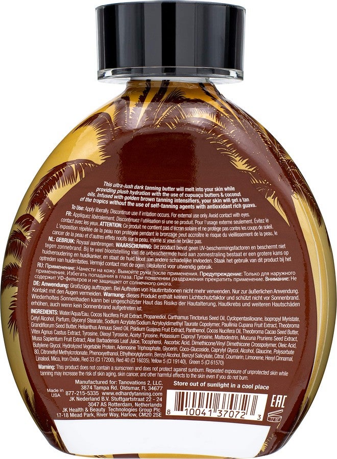 Ed Hardy Brazilian Browning Butter Dark Tanning Lotion - Skin Softening Golden Tanning Butter with Cupuacu Butters & Coconut Oils for Intense Skin Hydration 13.5 oz. - Image 2