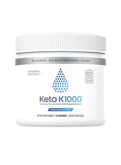 Hi-Lyte Keto K1000 Electrolyte Powder | Unflavored | Hydration Supplement Drink Mix | Boost Energy & Beat Leg Cramps | No Sugar, No Stevia, No Maltodextrin | 50 Servings  - Image 1