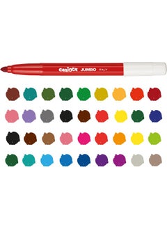 carioca Jumbo Super Washable Felt Tip Crayons 40 Pack  - Image 2