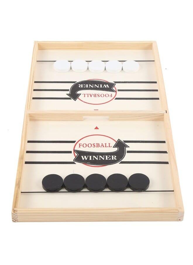 null - plplaaoo Table Hockey Board Game, Fast Sling Puck Game, Large Size Wooden Table Hockey Board Game, ParentChild Interactive Kids Chess Game, Desktop Battle Board Game, Adults and Kids Family Games - Image 1
