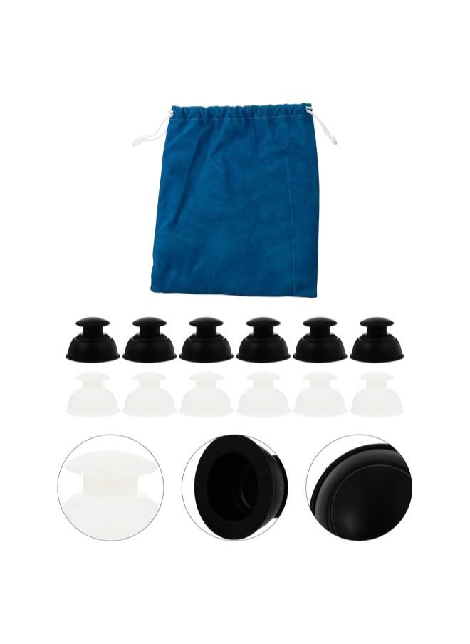 WYBOT - 1 Set Silicone Cupping Sets Professional Studio and Home Use Cupping Set Suction Best for Myofascial Massage Anti Cellulite Muscle Nerve Joint Pain Relief - Image 1
