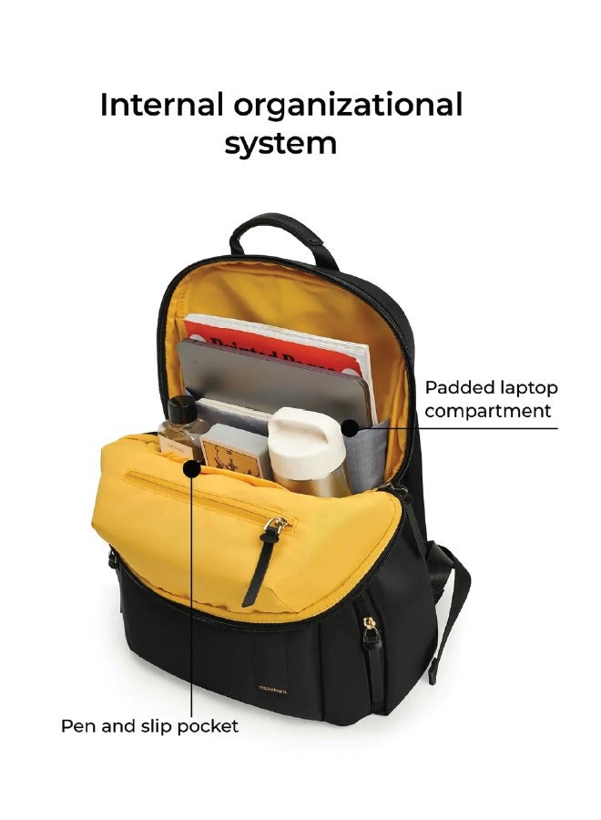 Mokobara The Bliss Backpack 21L Premium Nylon 14" Unisex Multipurpose Laptop Backpack for Women (Crypto) - Image 4