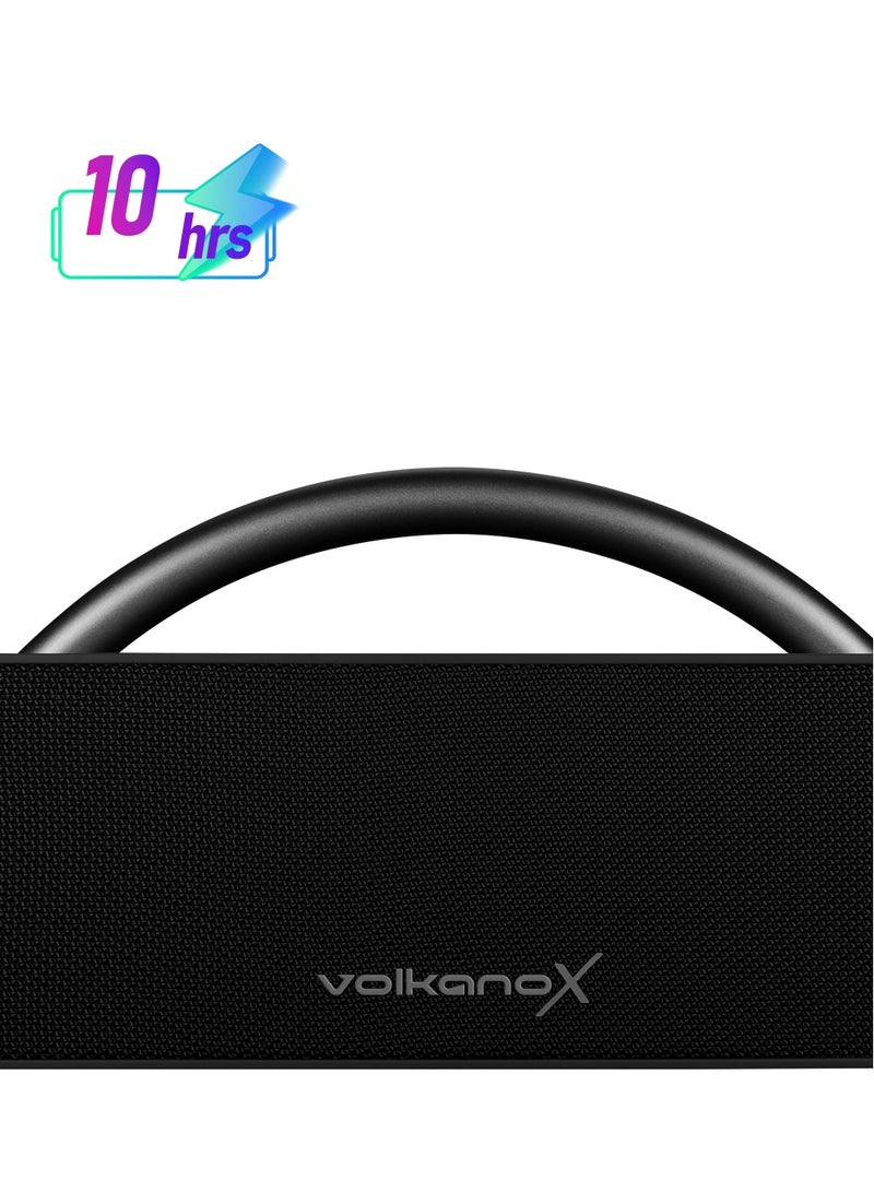 فولكانو مكبر صوت بلوتوث محمول Volkano X VXS200 - أسود