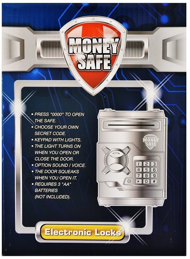 Catterpillar Mummy Please Money Safe Kids Piggy Savings Bank with Electronic Lock (Black & Red) - Image 5