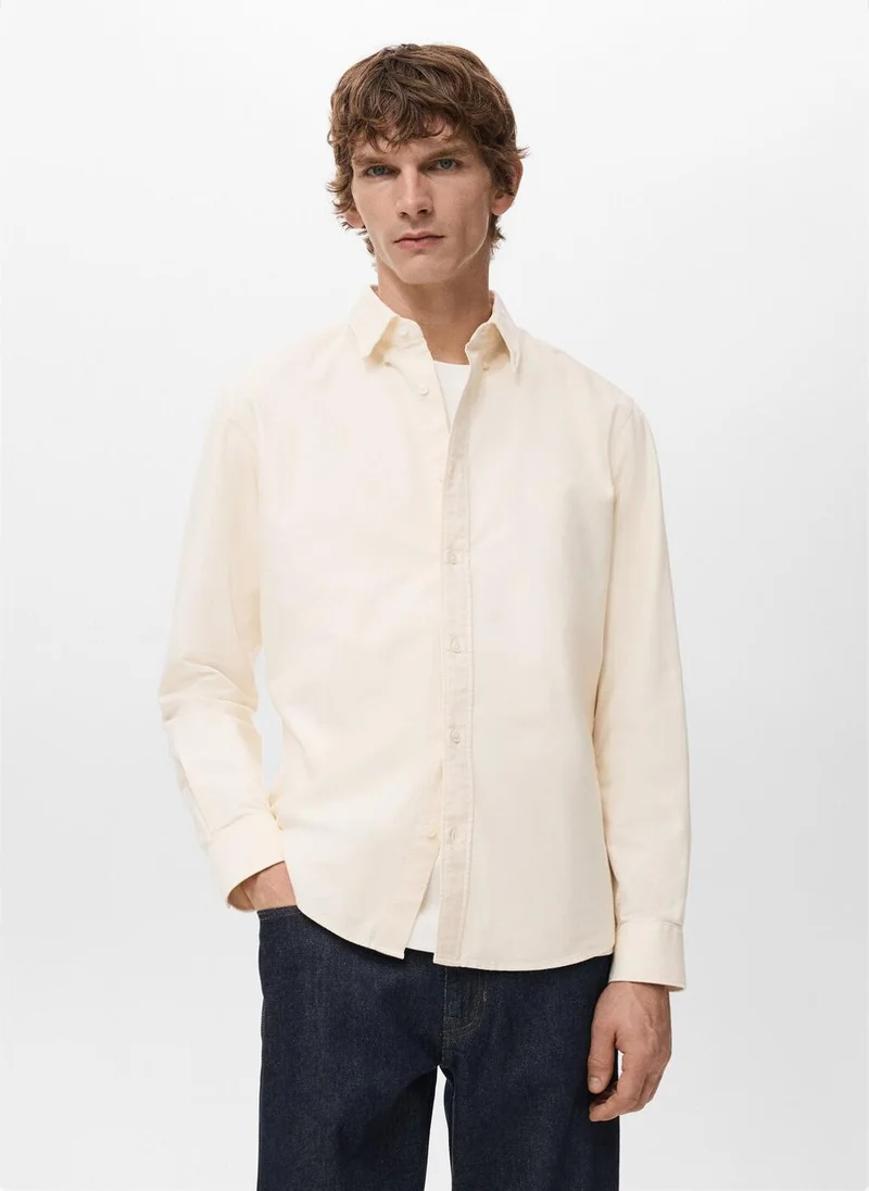 Mango Man 100% cotton Oxford shirt