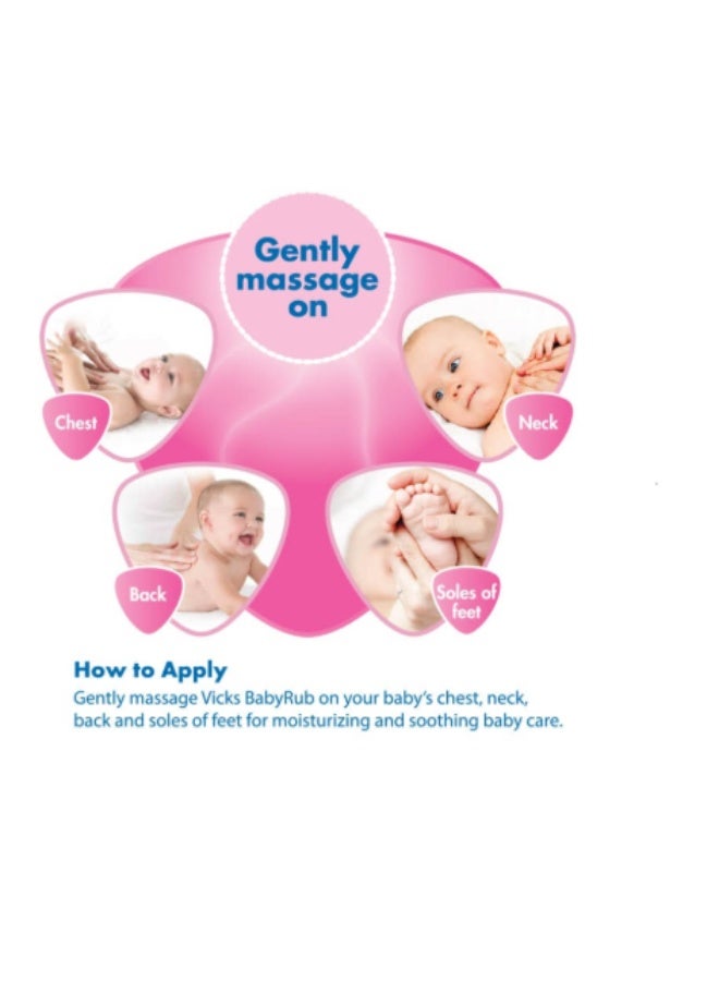 Vicks VapoRub Vicks Baby Rub for Babies-Moisturize, Soothe and Relax your baby -25ml - Image 4