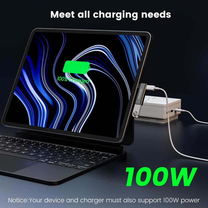 MOGOOD USB C OTG Adapter USB C Splitter with 100W PD Charging,USB3.0 to USB c Adapter,Type C Splitter Power and Data Supported for Galaxy S24 Quest 3,Google Chromecast,3D Printer Octo4a,Pi-KVM - Image 4