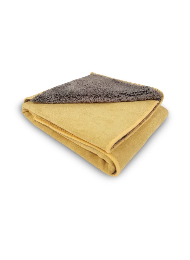 ABD Microfiber Cleaning Towel 50x40 cm – Dual Side Soft Microfiber Cloth High Absorbent Lint Free Car Cleaning Drying Polishing Cloth - Image 5