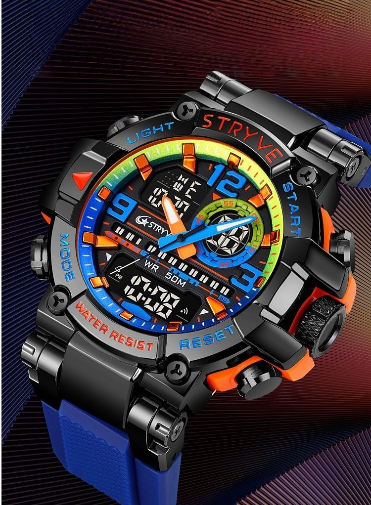 STRYVE New Sporty Colorful Luminous Digital Multifunctional Student Watch - Image 2
