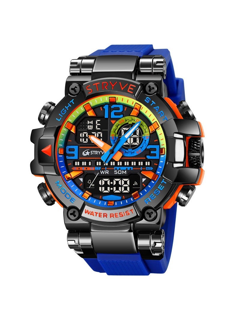 STRYVE New Sporty Colorful Luminous Digital Multifunctional Student Watch - Image 1