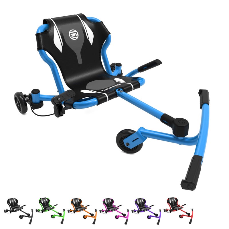 EzyRoller Drifter X Ride On Toy for Kids Ages 412 Up to 154 lbs Blue - Image 2