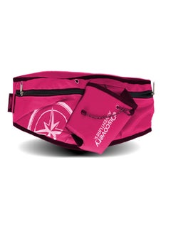 Discovery Discovery Adventures Adjustable Waist Pack, Multifunctional Travel Outdoor Waistpack, Red  - Image 3