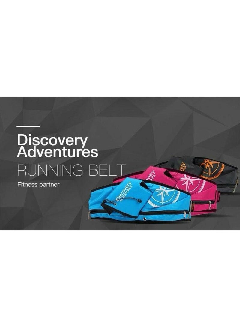 ديسكفري حقيبة خصر قابلة للتعديل، حقيبة خصر خارجية متعددة الوظائف للمال والبطاقات وجوازات السفر والعديد من الضروريات الأخرى، لون جميل وجودة ممتازة، حقيبة خصر، حقيبة سفر، حقيبة تخييم - Image 4