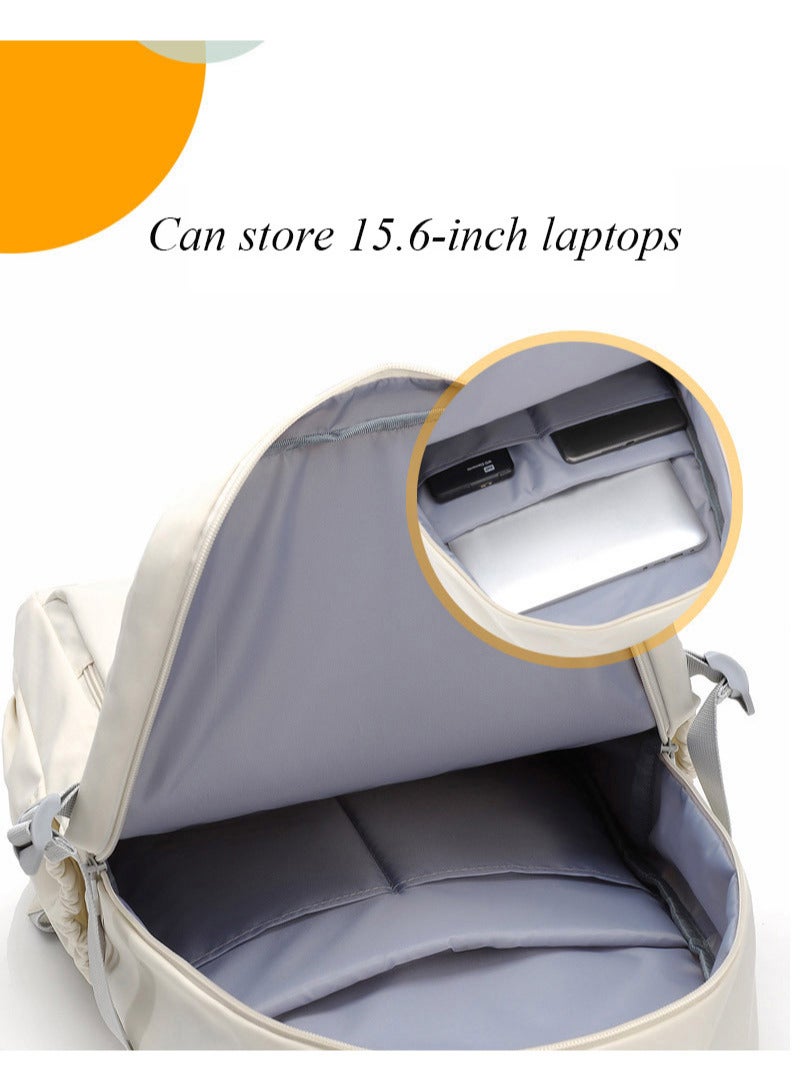 شاربدو الأخضر حقيبة تحمل على الظهر للرجال للماء اللياقة البدنية جامعة صغيرة محمولة على ظهره حقيبة السفر على ظهره حقيبة الظهر عارضة كمبيوتر محمول على ظهره المشي لمسافات طويلة - Image 3