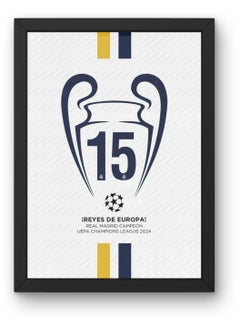 Real madrid Black Frame   20X30 